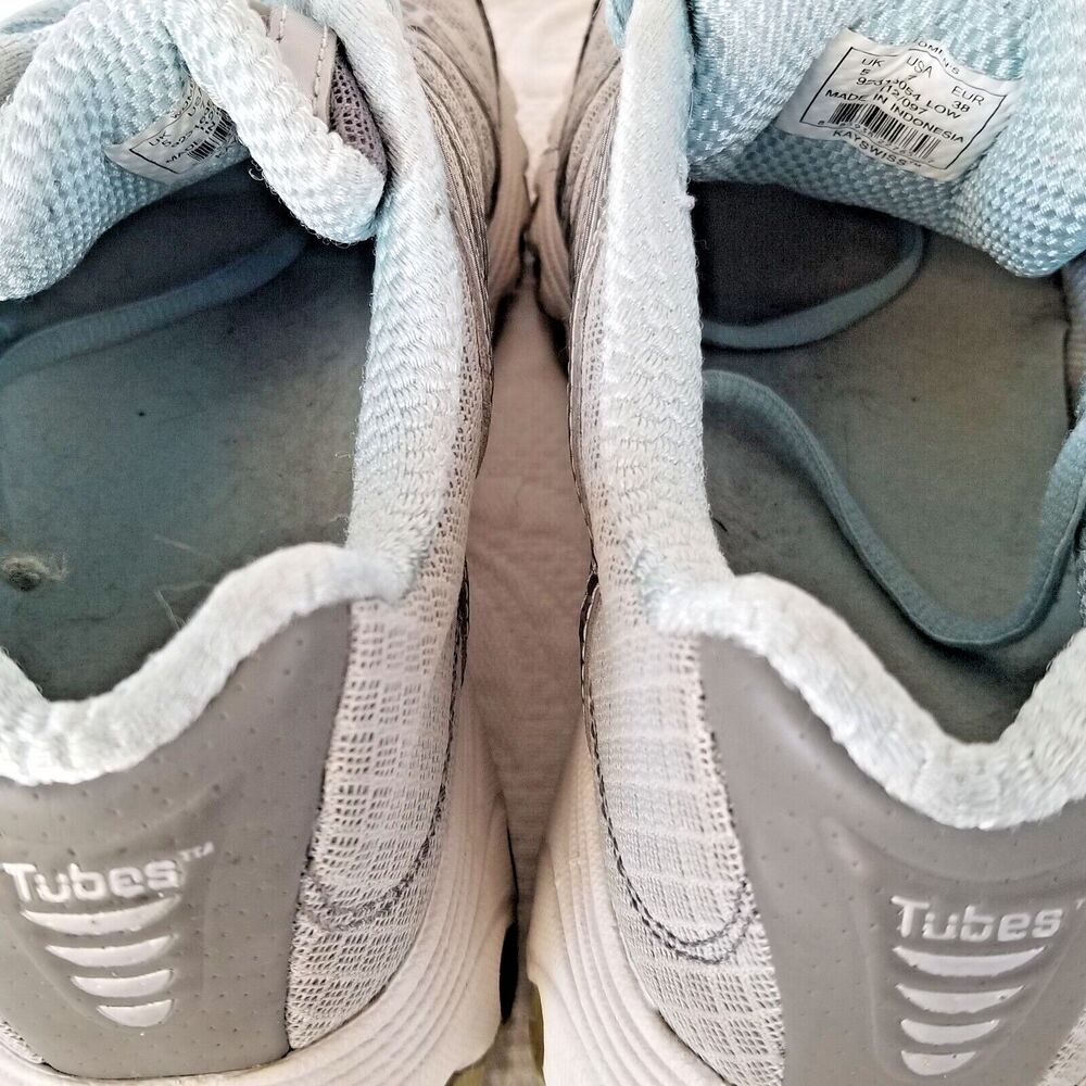 K-Swiss Tubes Sneakers Gray Athletic Shoes Women's Size 7 - Picture 10 of 16